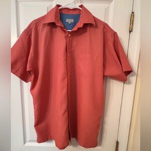 TED BAKER Men’s SS Button-Down Shirt Sz 3 US m